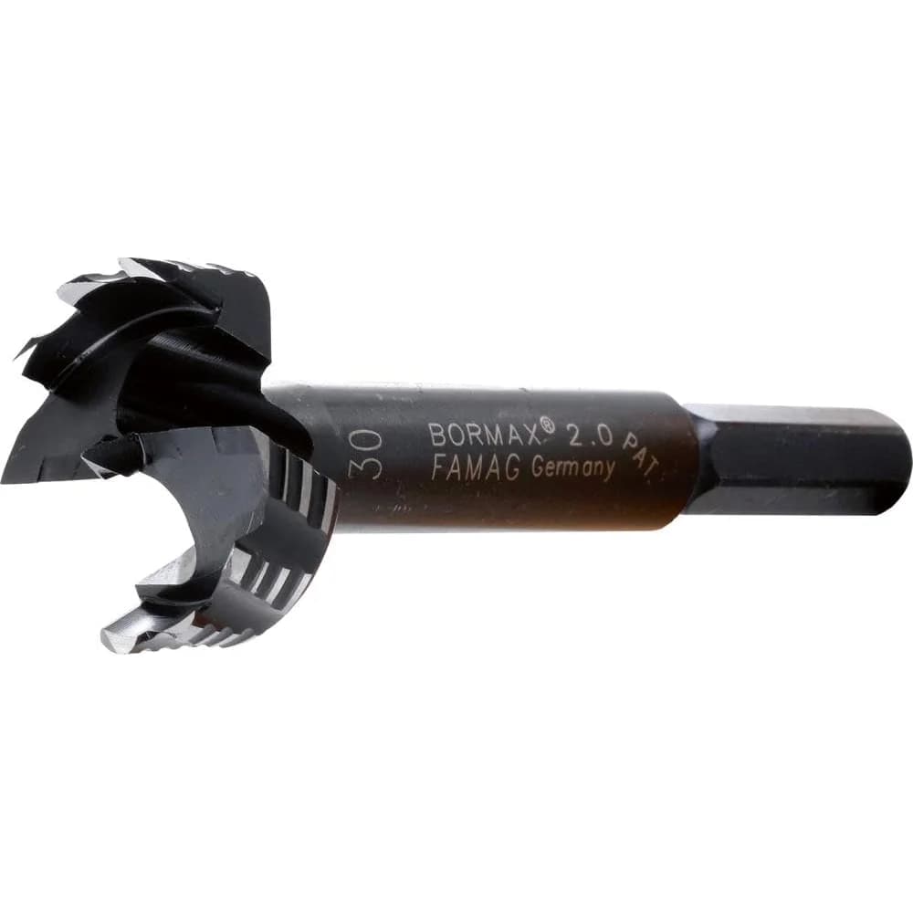 Famag Forstnerbohrer Bormax 2.0 WS mit Zentrierspitze - 15-55mm Gesamtlänge 90mm