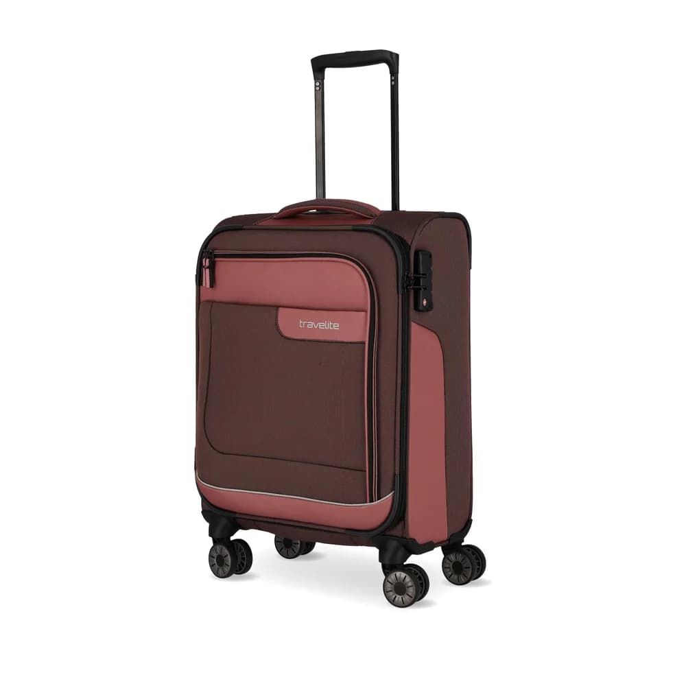 Travelite Handgepäckkoffer Viia 4-Rad S 55cm Frühlingsrose