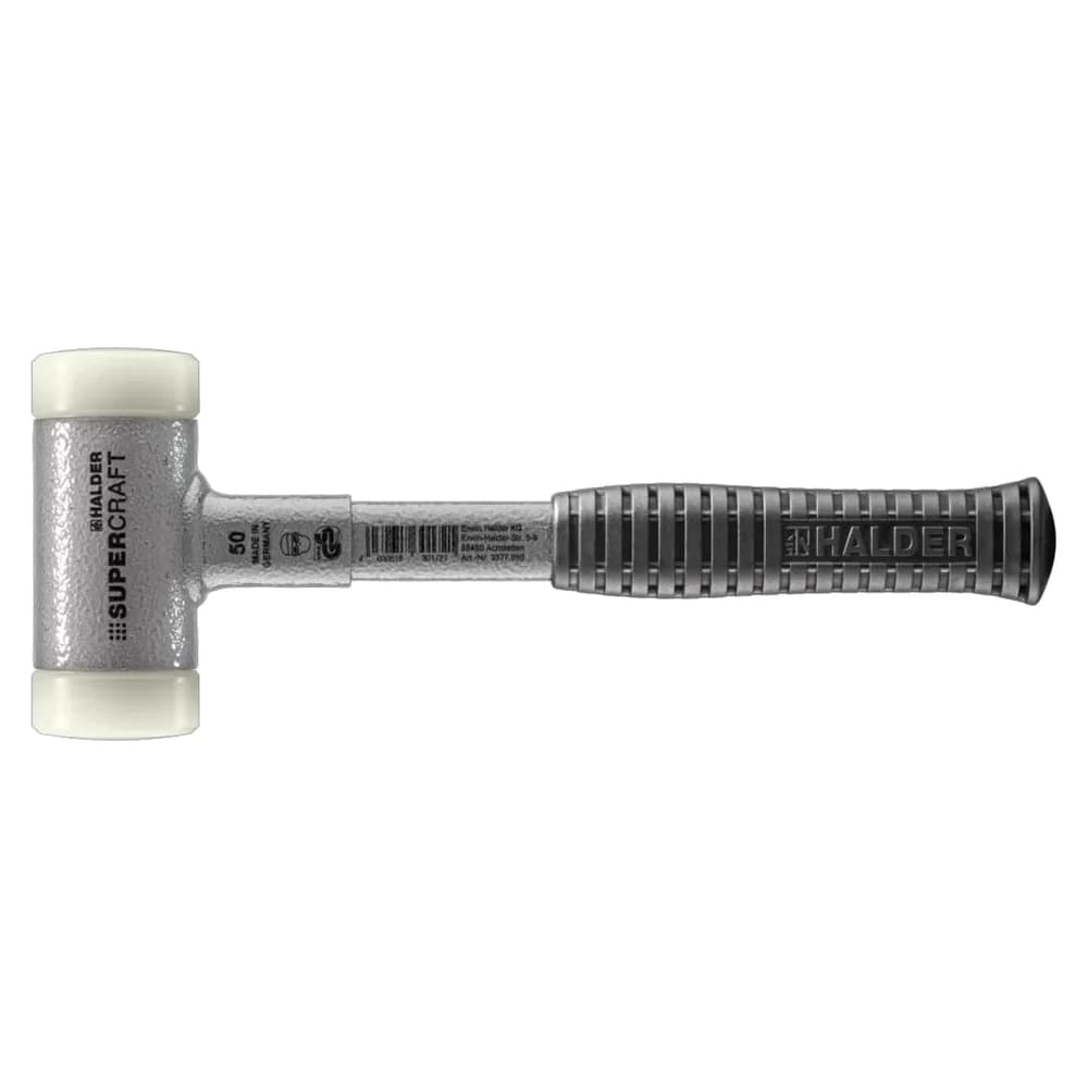 Halder Rückschlagfreier Hammer mit Stahlrohrstiel 50 mm