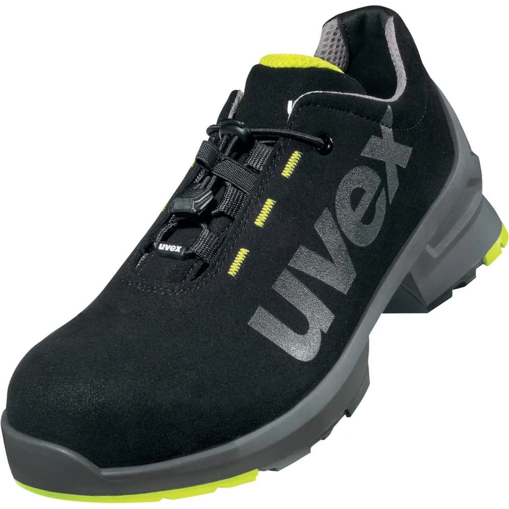 uvex Halbschuh schwarz/gelb uvex 1, S2, EU-Schuhgröße: 51