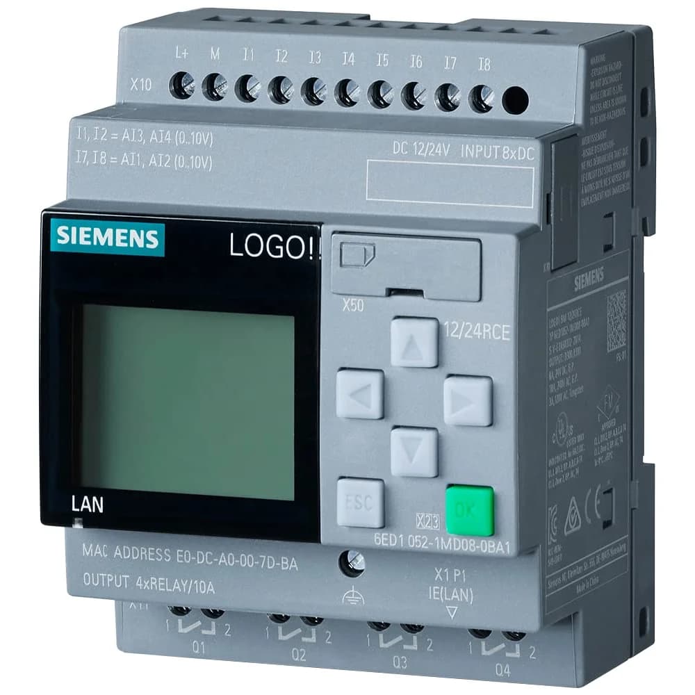 Siemens 6ED1052-1MD08-0BA2 LOGO! 12/24RCE
