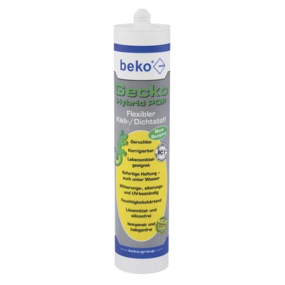 Beko Gecko Hybrid POP 310 ml WEISS Kleb-/Dichtstoff