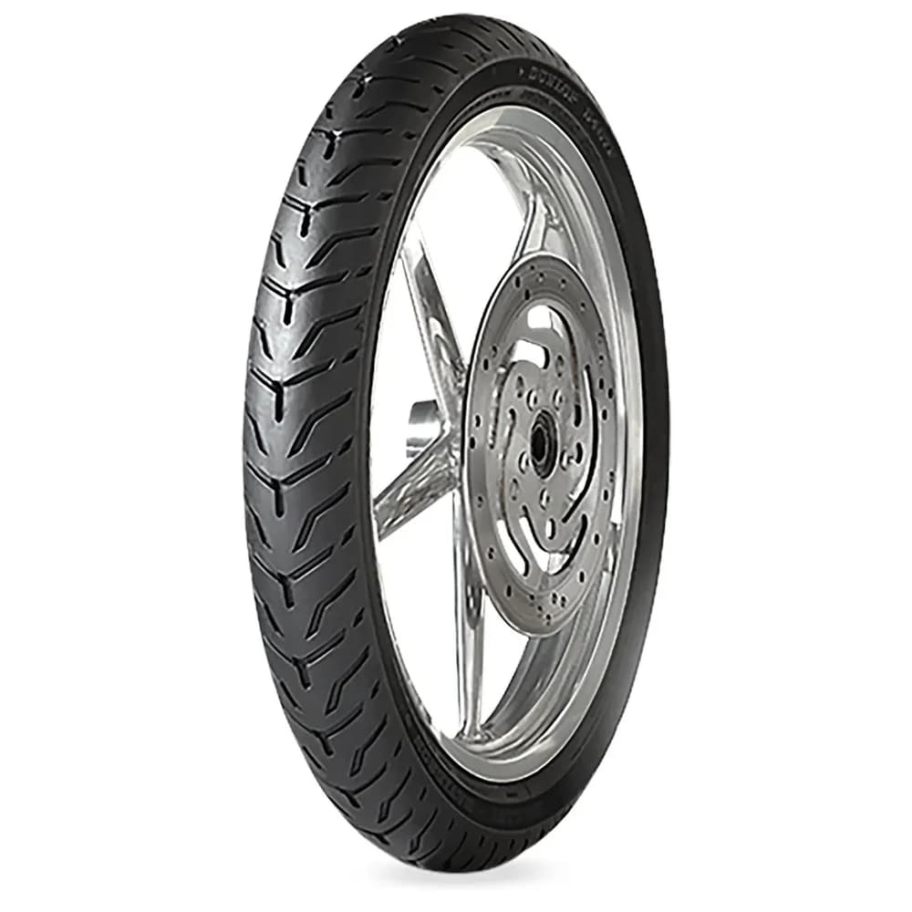 Dunlop D408, Reifen, Größe 130/80 B17, Tragfähigkeitsindex 65, Geschwindigkeitsindex H - Silber