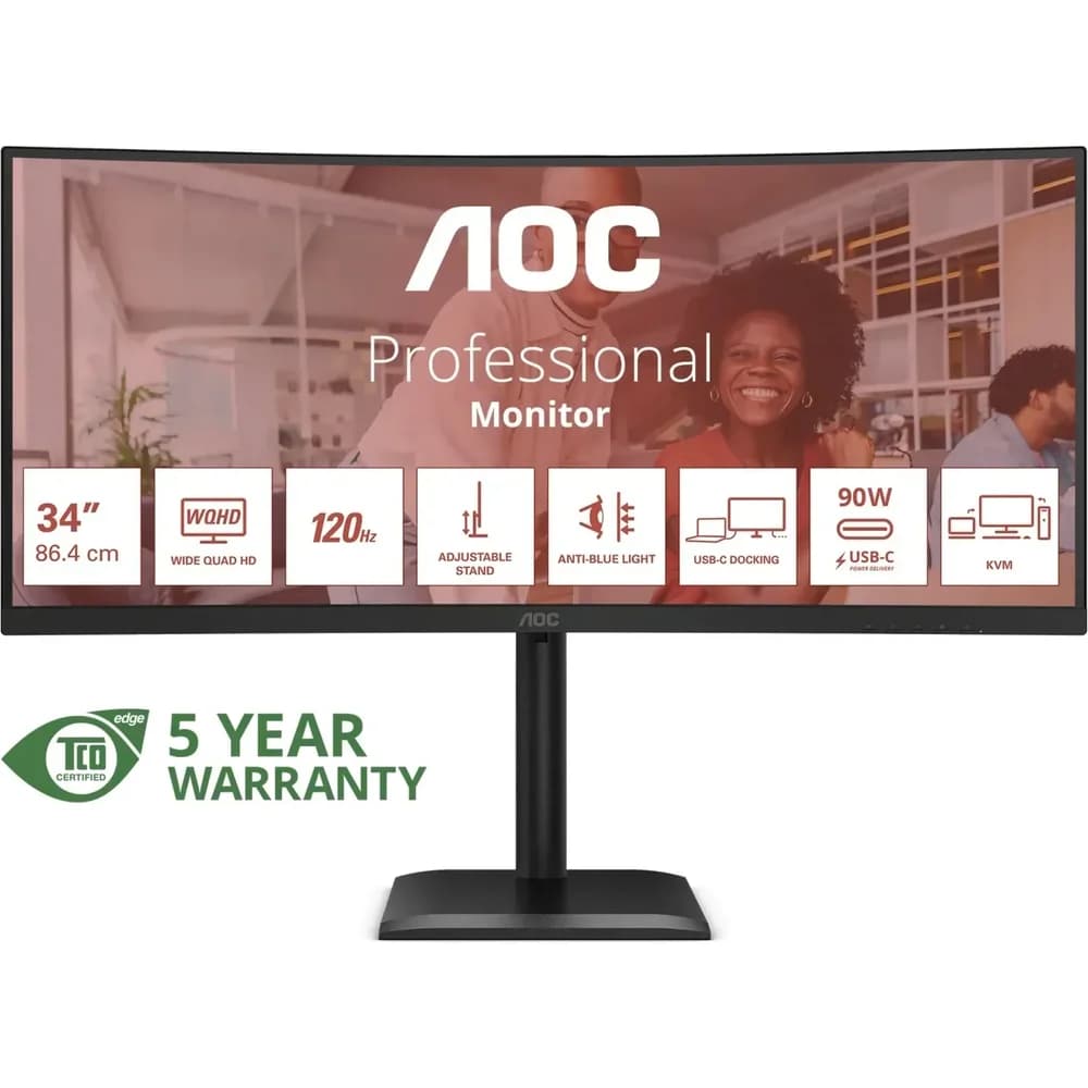 AOC CU34E4CV, 34"