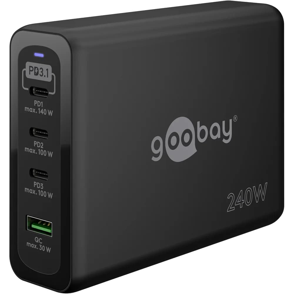 Goobay Multiport-Schnellladegerät 65885
