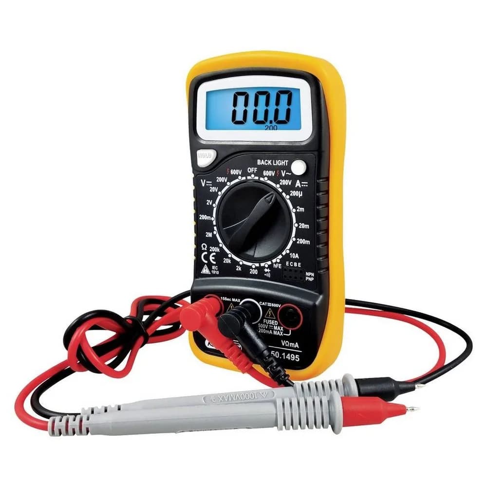 KS TOOLS Digital Multimeter inkl. Prüfspitzen - 150.1495