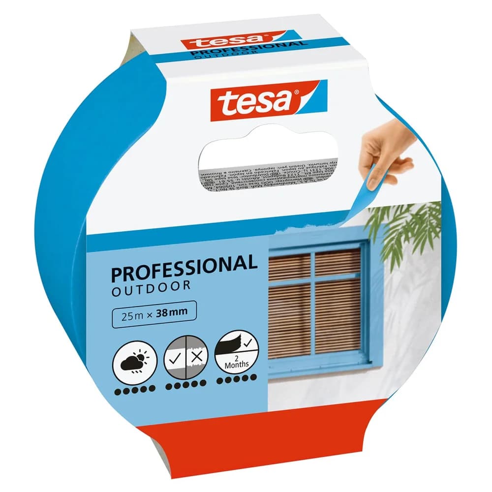 tesa Professional Outdoor Premium 38mmx25m blau