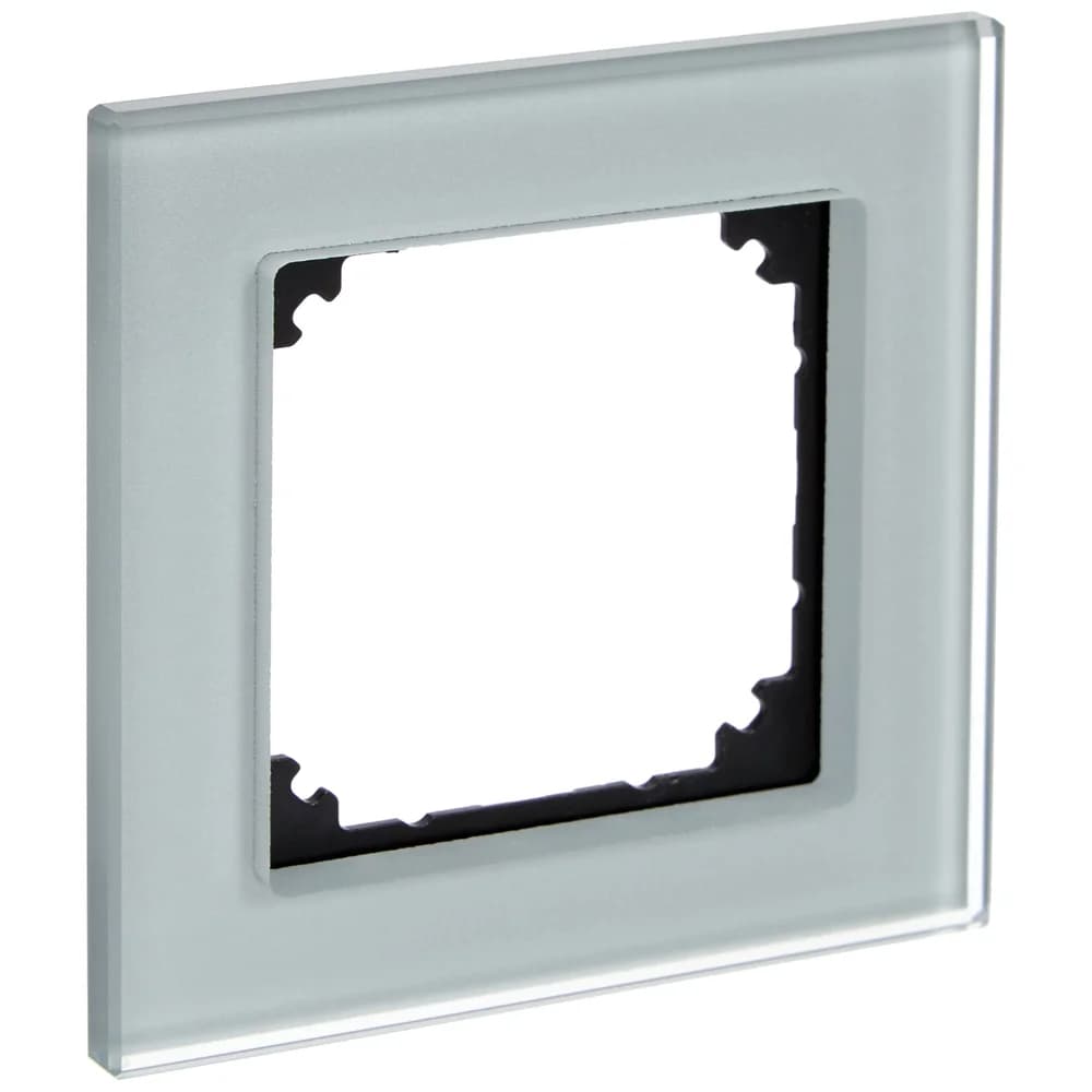 Merten Rahmen Glas 1f.diam/si 489160