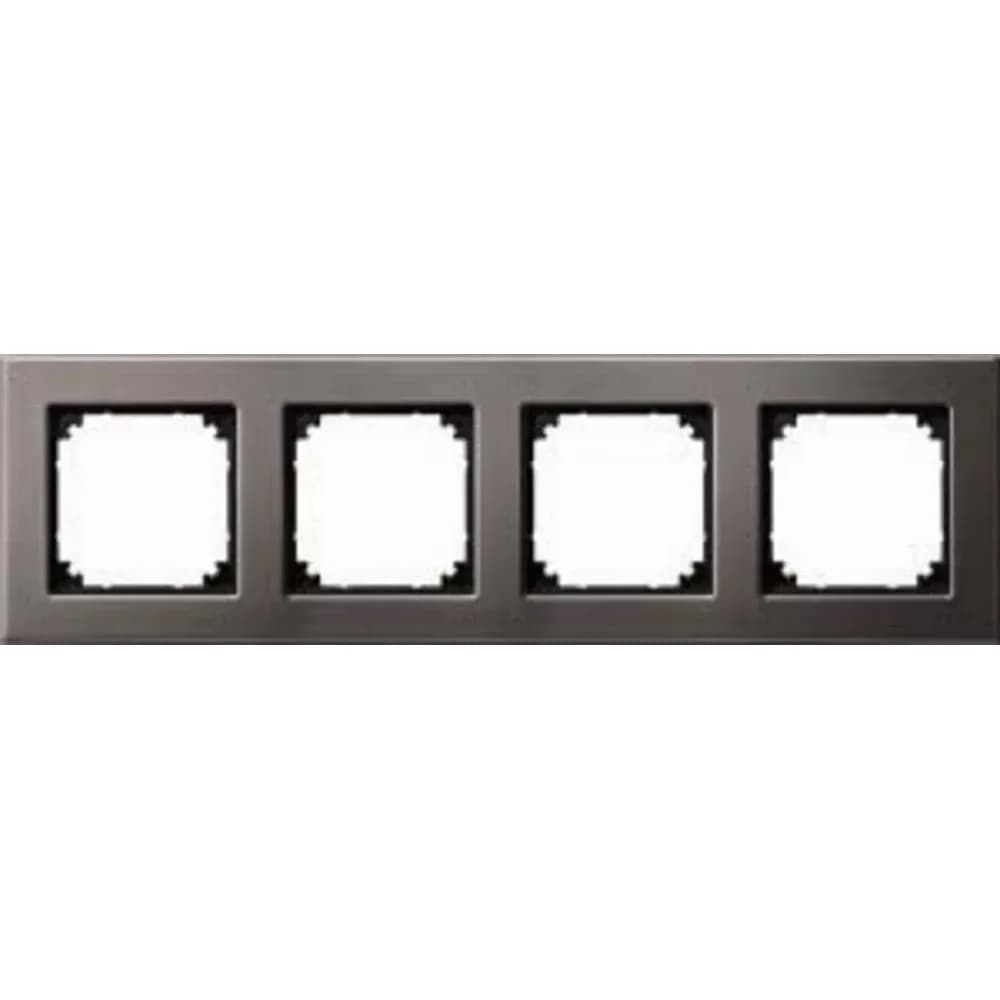 Merten Metallrahmen 4f.rho/gr 475414