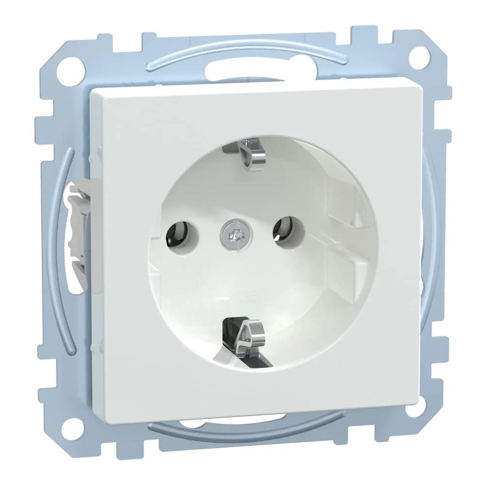 Merten SCHUKO-Steckdose aws/gl MEG2301-0325