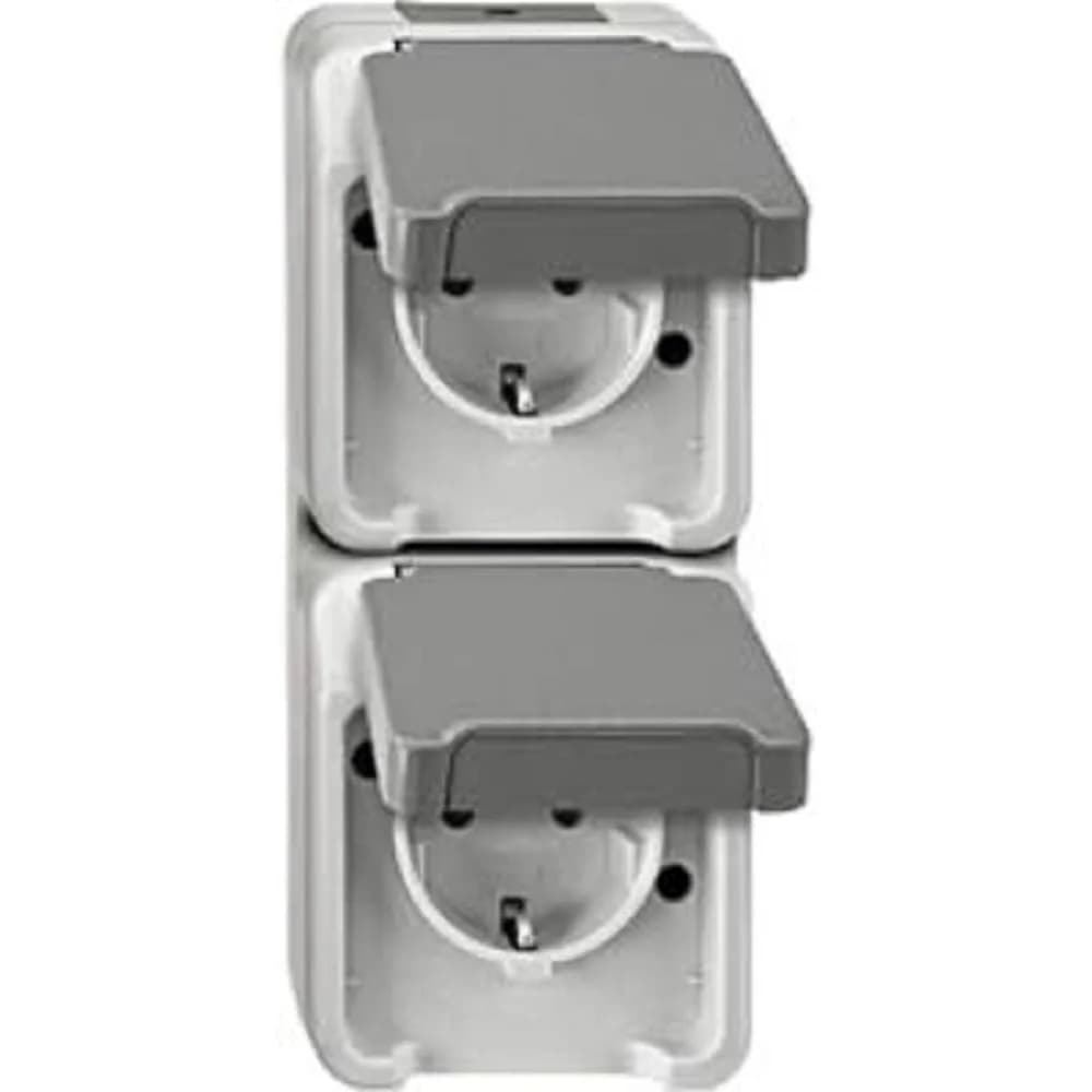 Merten, Steckdose, SCHUKO-Doppel-Steckdose