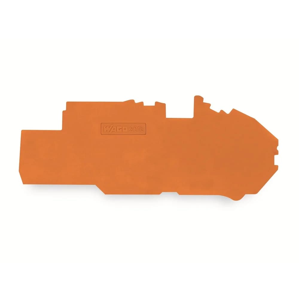WAGO 2016-7792 Abschlussplatte orange