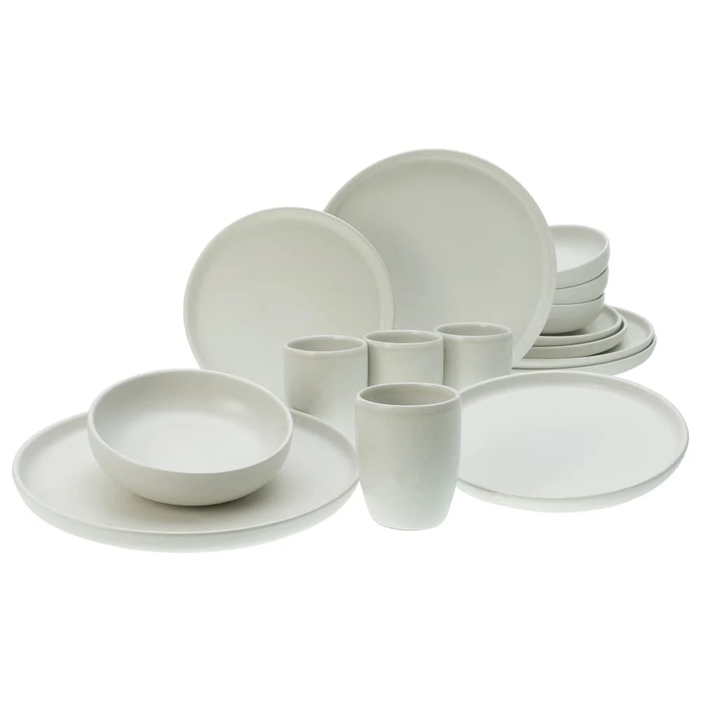 CreaTable Uno Offwhite Kombiservice 16-tlg Steinzeug