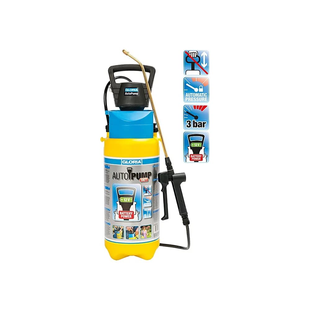 Gloria Akku-Drucksprühgerät Drucksprüher - 5 l Gartenspritze 000910.0000