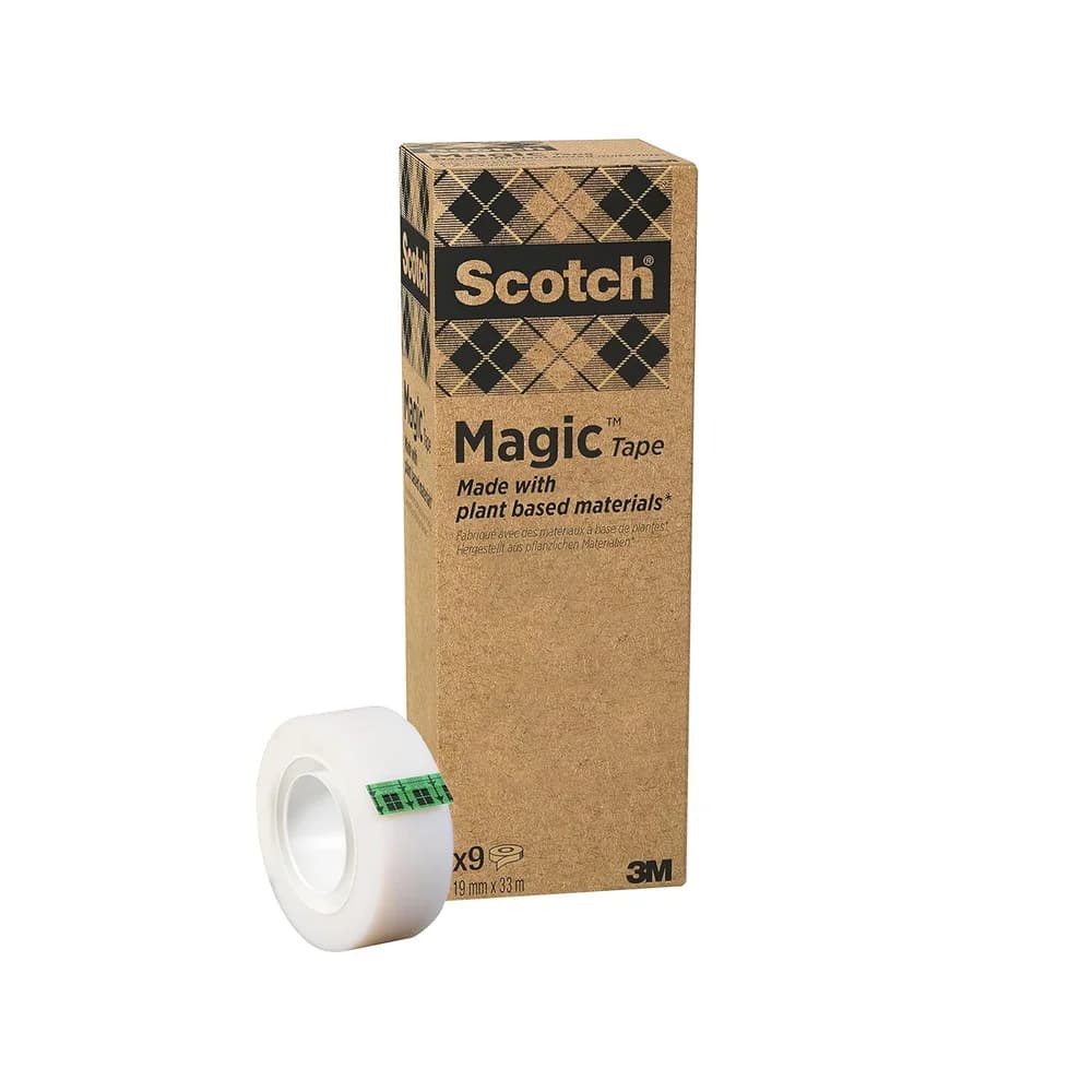 3M Scotch Magic A Greener Choice Klebeband 9 Rollen 19 mm x 33 m