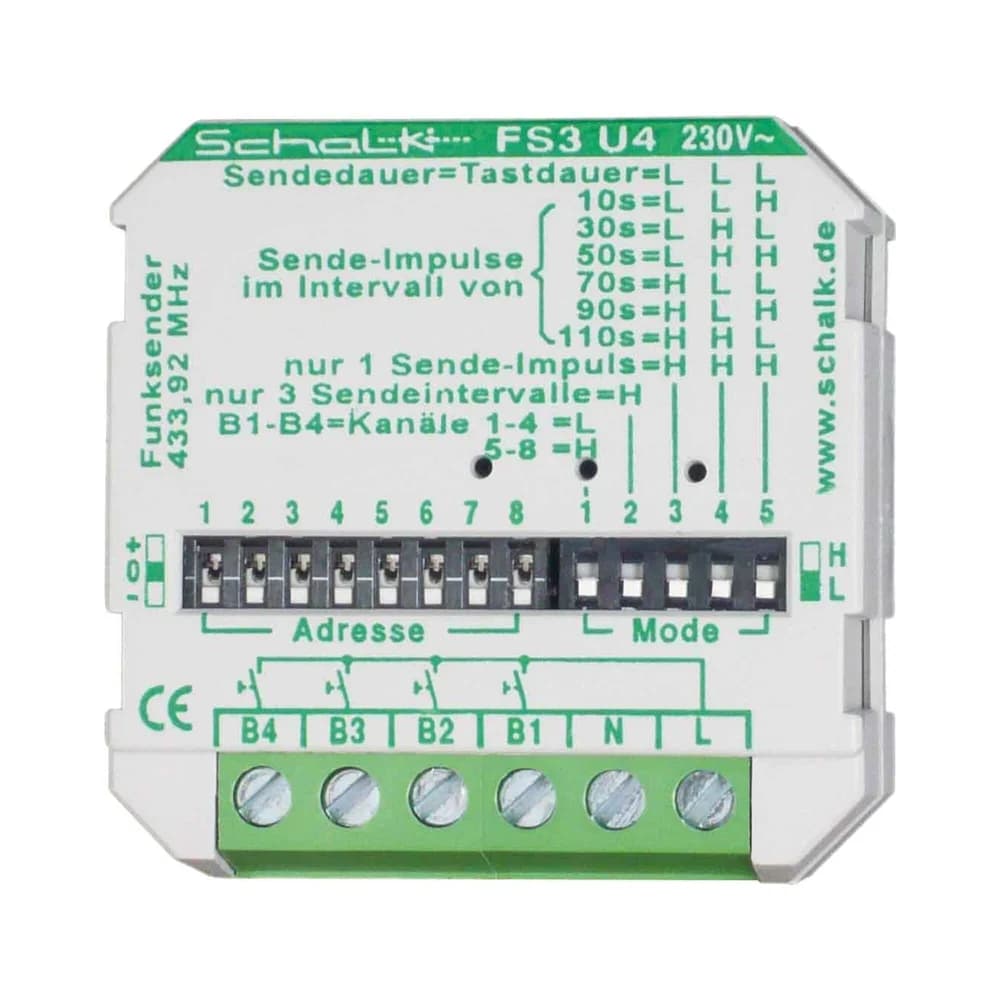 Schalk Funk-Sender UP FS3 U4 (230V AC)