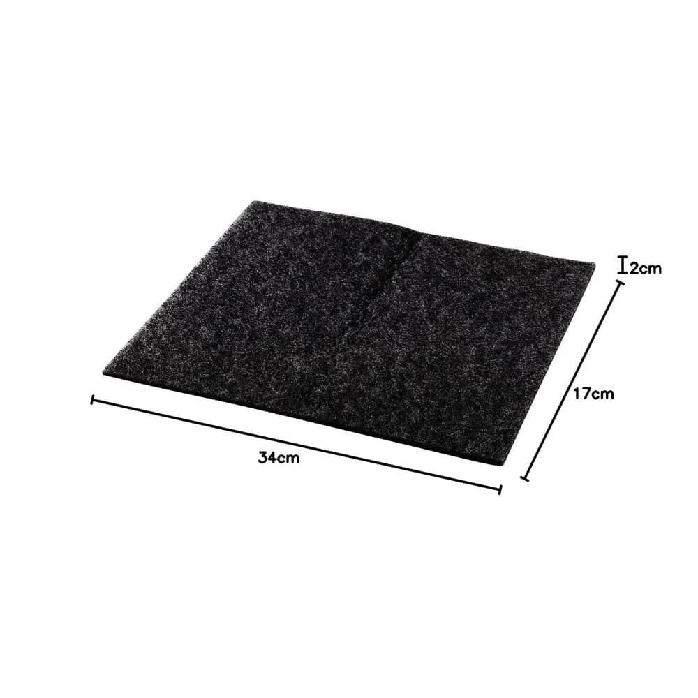 Xavax Universal-Kombifilter für Fritteusen - Schwarz/Grau/Weiß