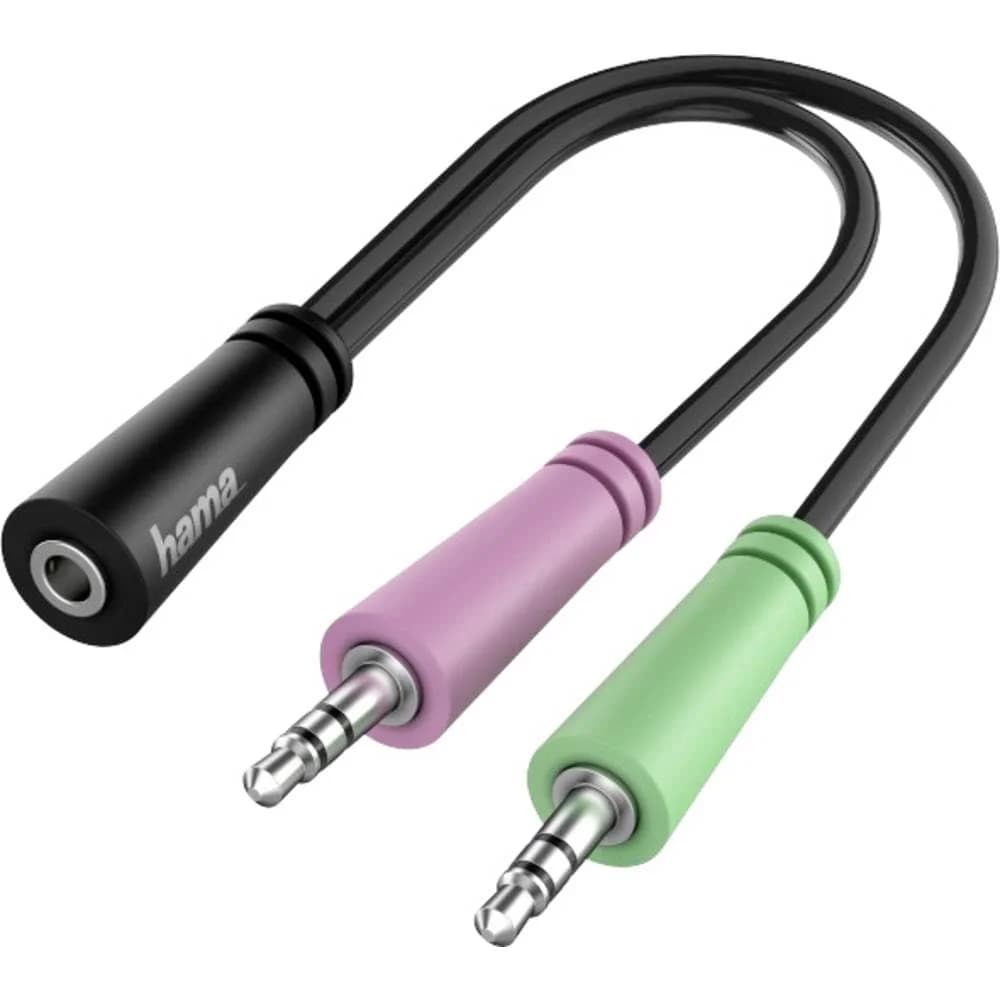 HAMA Audio-Adapter, 2x 3.5mm