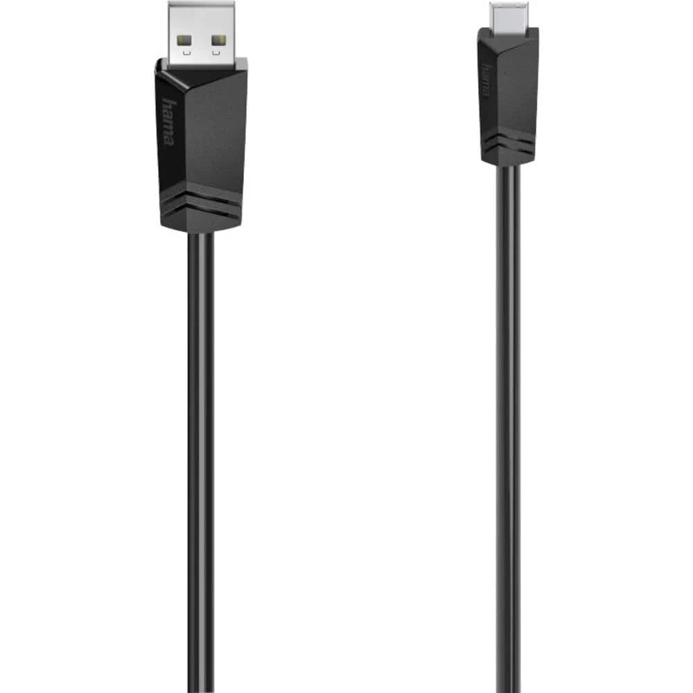 HAMA 200606 Mini-USB-Kabel, 480 Mbit/s,