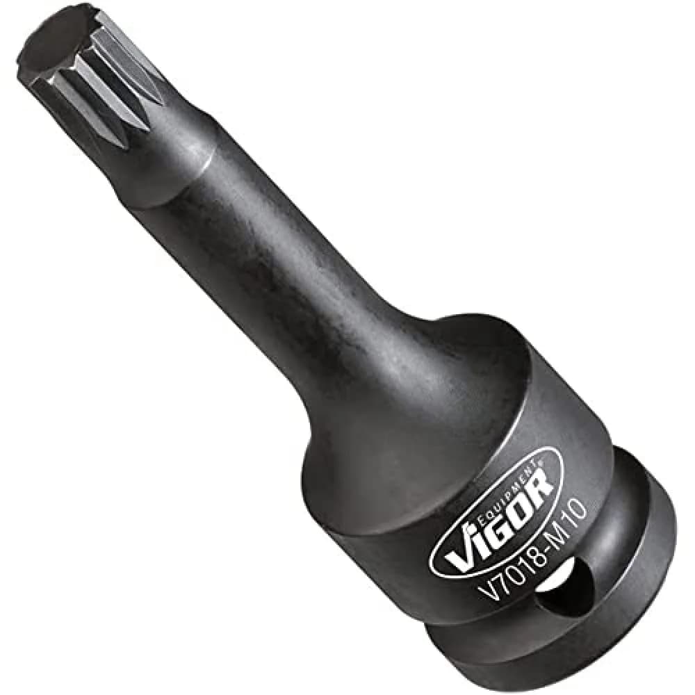 VIGOR Kraft-Schlagschrauber-Einsatz-Sortiment für Innenvielzahn Profil (XZN) V7018-M10