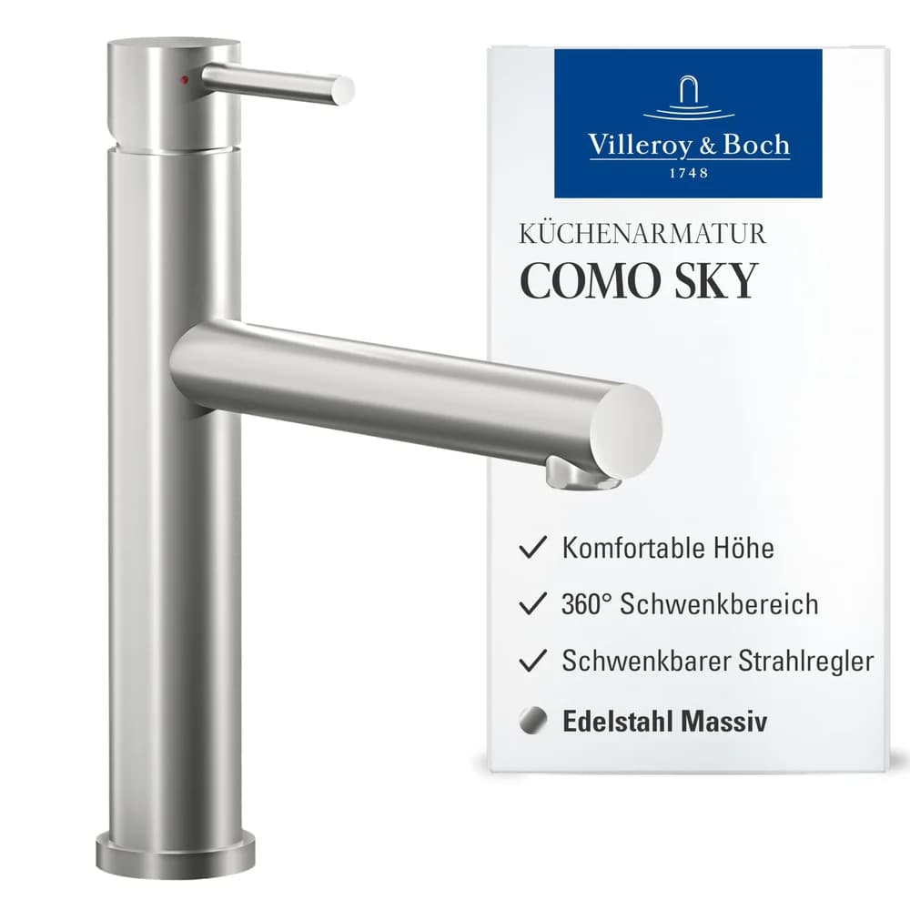 Villeroy & Boch 927800LC Küchenarmatur Como Sky 45x255mm aus - Weiß