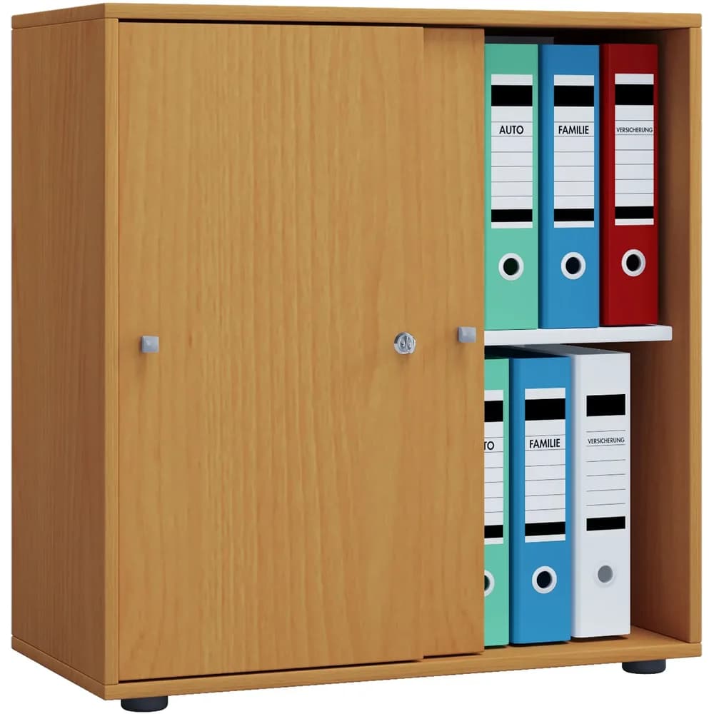 VCM Büroschrank Lona Buche