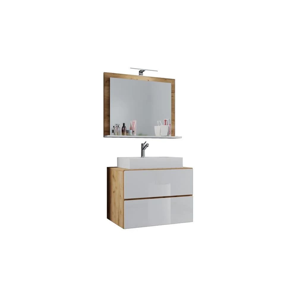 VCM Morgenthaler 3-tlg. Badmöbel-Set »Lendas M« 60 cm braun