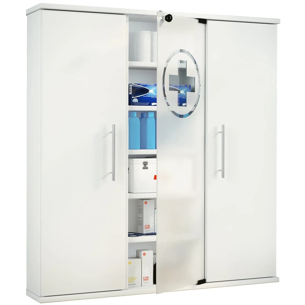 VCM Medizinschrank SANTILA - B/H/T ca. 88.00x91.50x18.00