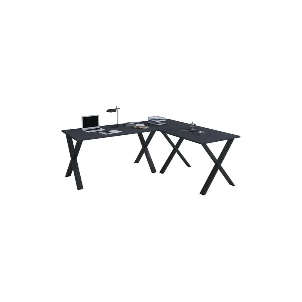 VCM Eck-Schreibtisch LONA - B/H/T ca. 160.00x76.00x50.00
