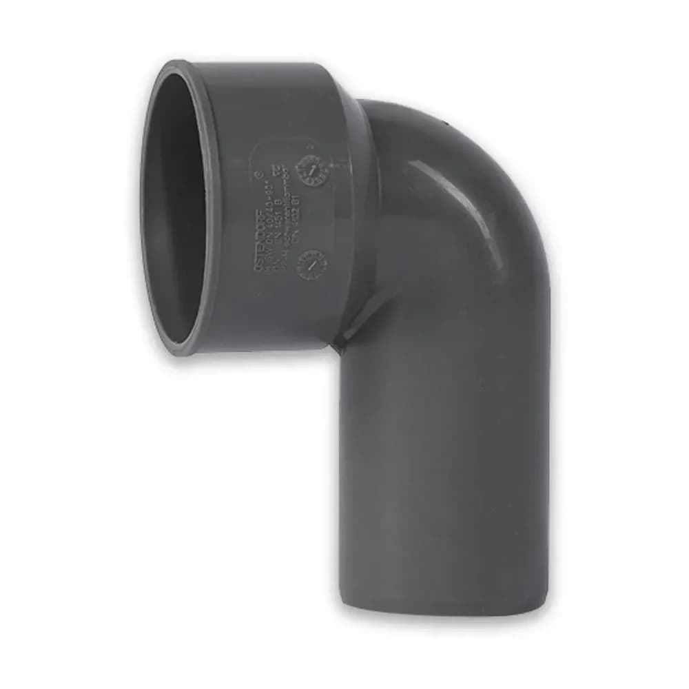 Ostendorf HTsafe HTsafe-Anschlussbogen 172950 DN/OD 50x50, an Metall- und Kunststoff