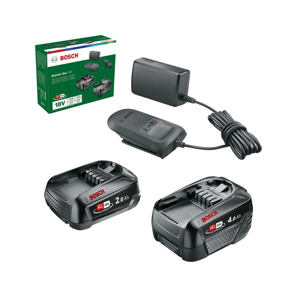 Bosch Starter-Set 18 V 2Ah + 4Ah + AL18V-20 EU