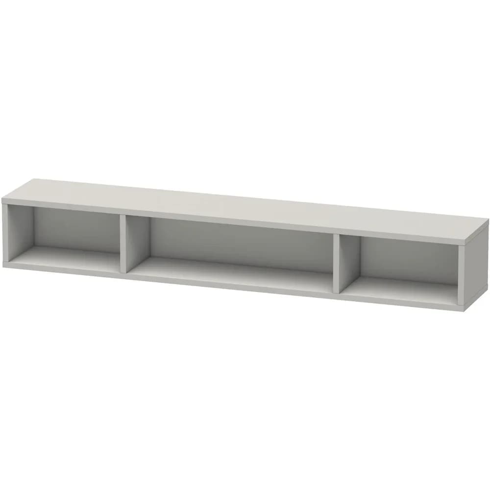 Duravit Regalelement L-Cube 80x14cm, betongr ma, 3 Fäch., horizontal