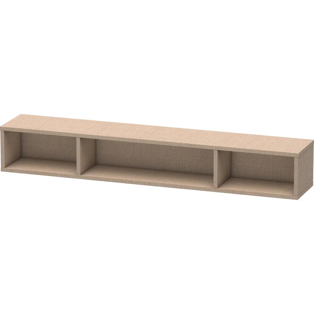 Duravit Regalelement L-Cube 80x14cm, leinen, 3 Fächer, horizontal