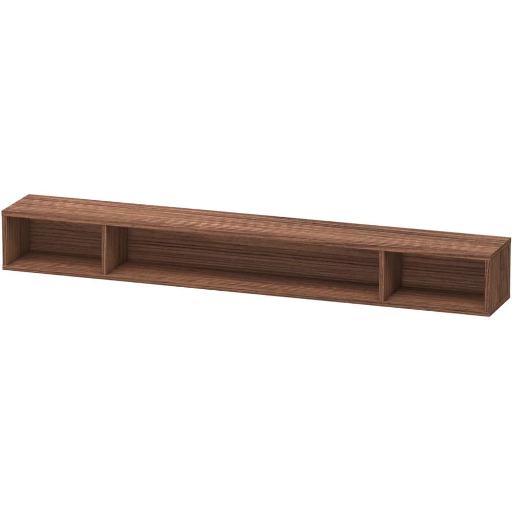 Duravit Regalelement L-Cube 100x14cm, Nussb dkl., 3 Fäch., hor