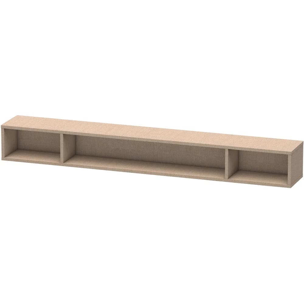 Duravit Regalelement L-Cube 100x14cm, leinen, 3 Fächer, horizontal