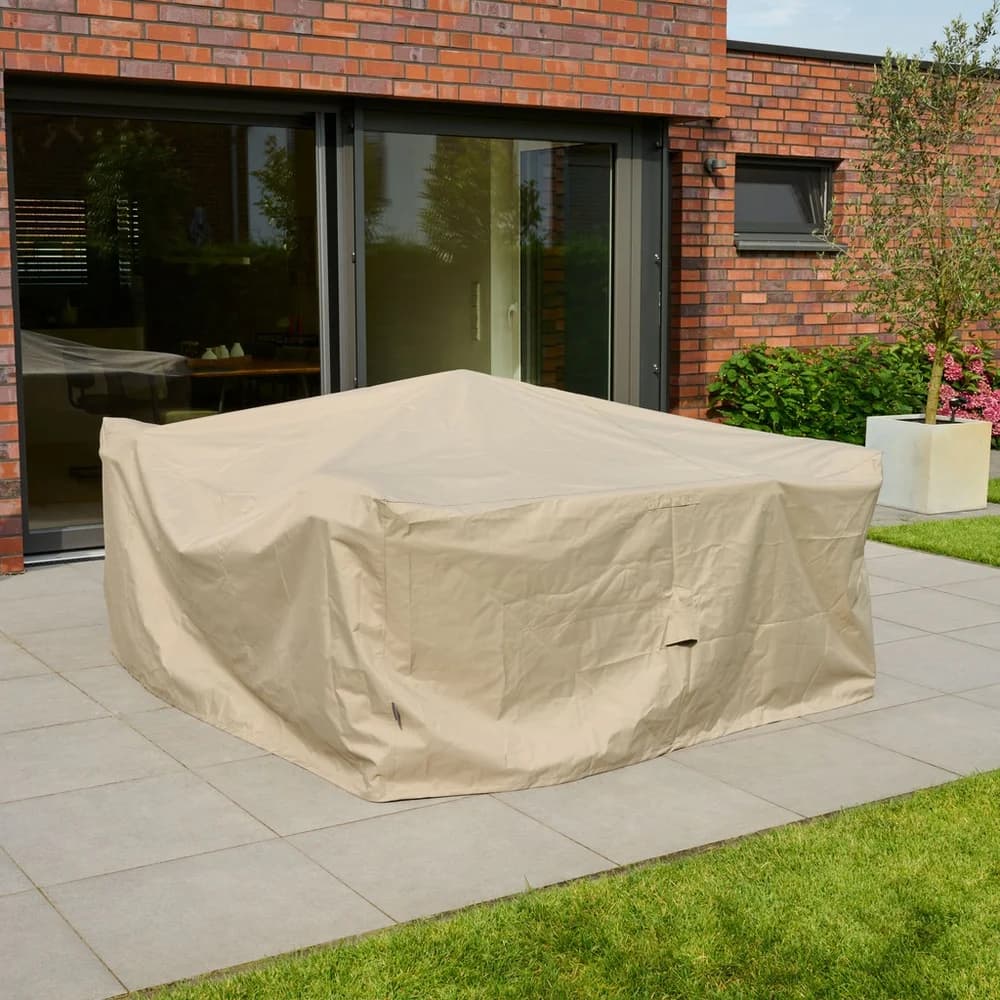 Siena Garden Schutzhülle Plus Sitzgruppenhülle , beige , Maße (cm): B: 190 H: 85
