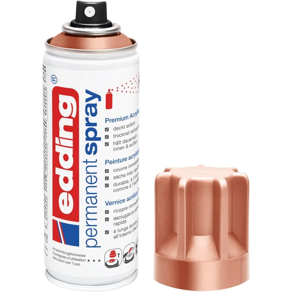 edding 5200 Permanentspray Premium Acryllack kupfer matt 200 ml