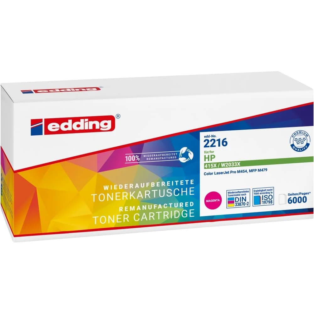 Edding Toner 18-2216 wie HP W2033X magenta