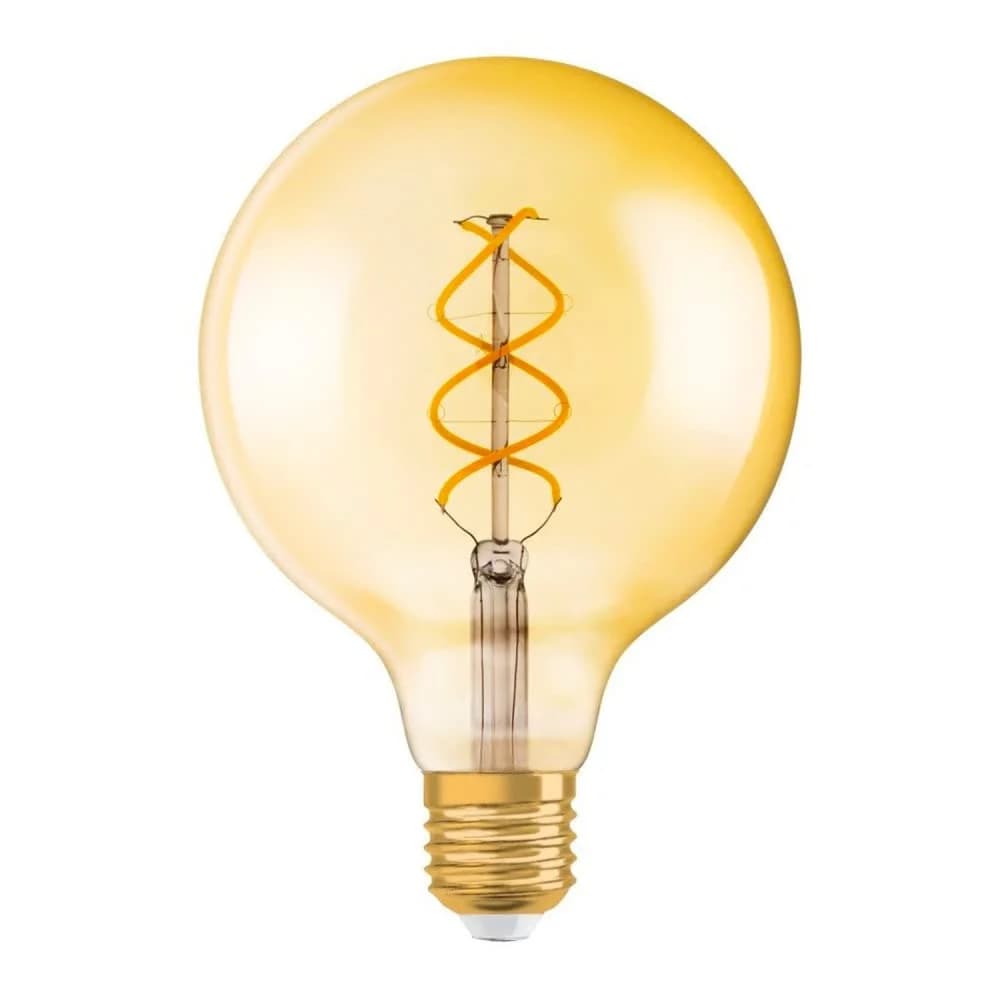 Osram LED Globelampe Ø125mm 5W (25W) E27 820 360° NODIM gold - vintage 1906
