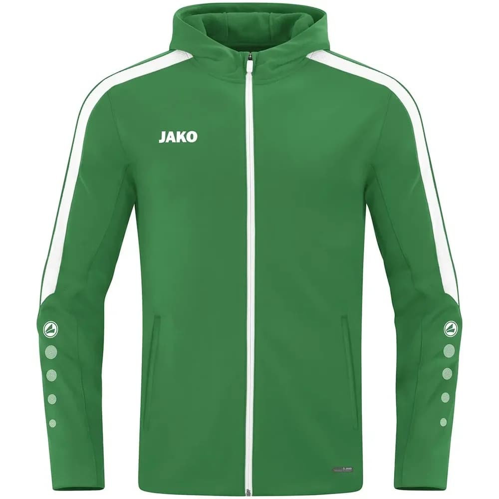 JAKO Power Kapuzenjacke Herren 200 - sportgrün L