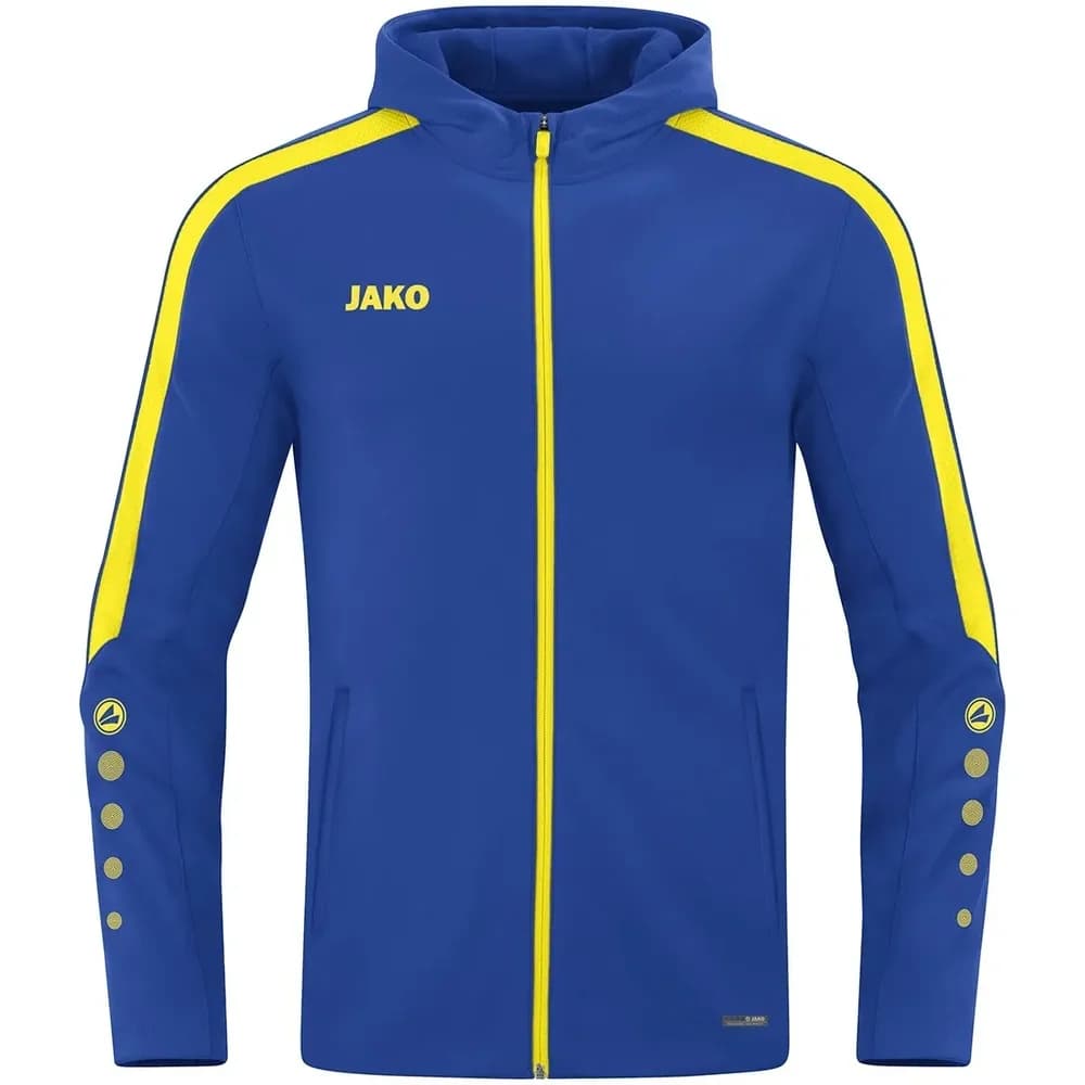 JAKO Power Kapuzenjacke Herren 404 - royal/citro L