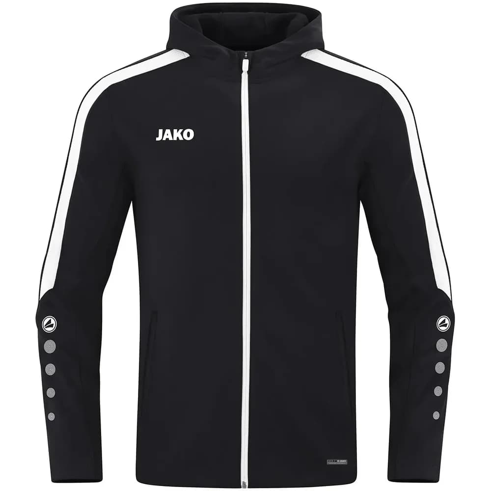 JAKO Power Kapuzenjacke Herren 800 - schwarz L