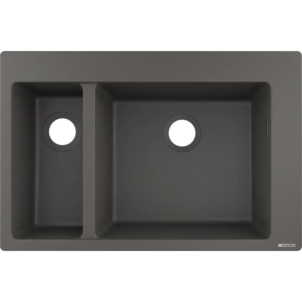 HANSGROHE 43315290 Einbauspüle 180x450 - Grau