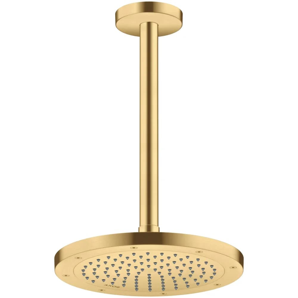 hansgrohe Deckenanschluss Axor 300mm, rund, brushed gold optic
