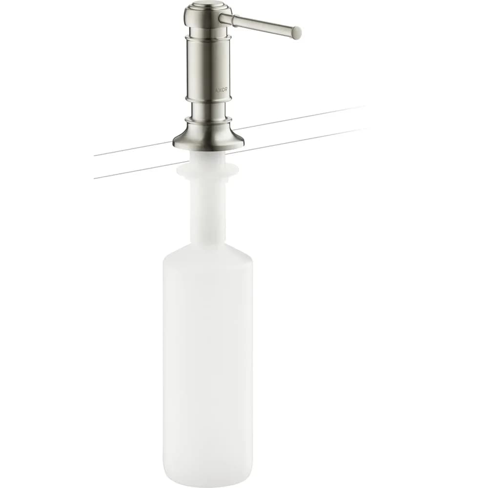 hansgrohe Spülmittelspender 42018800 Einbauversion, Edelstahl-optik