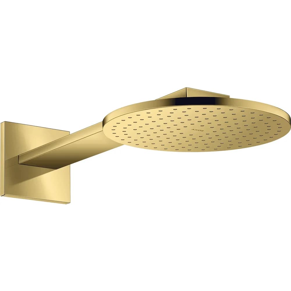 hansgrohe Kopfbrause 250 2jet Axor mit Brausearm, polished gold optic