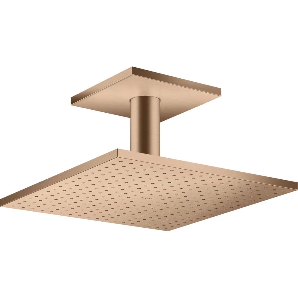 hansgrohe Axor Kopfbrause 35320310 mit Deckenanschluss, brushed red gold
