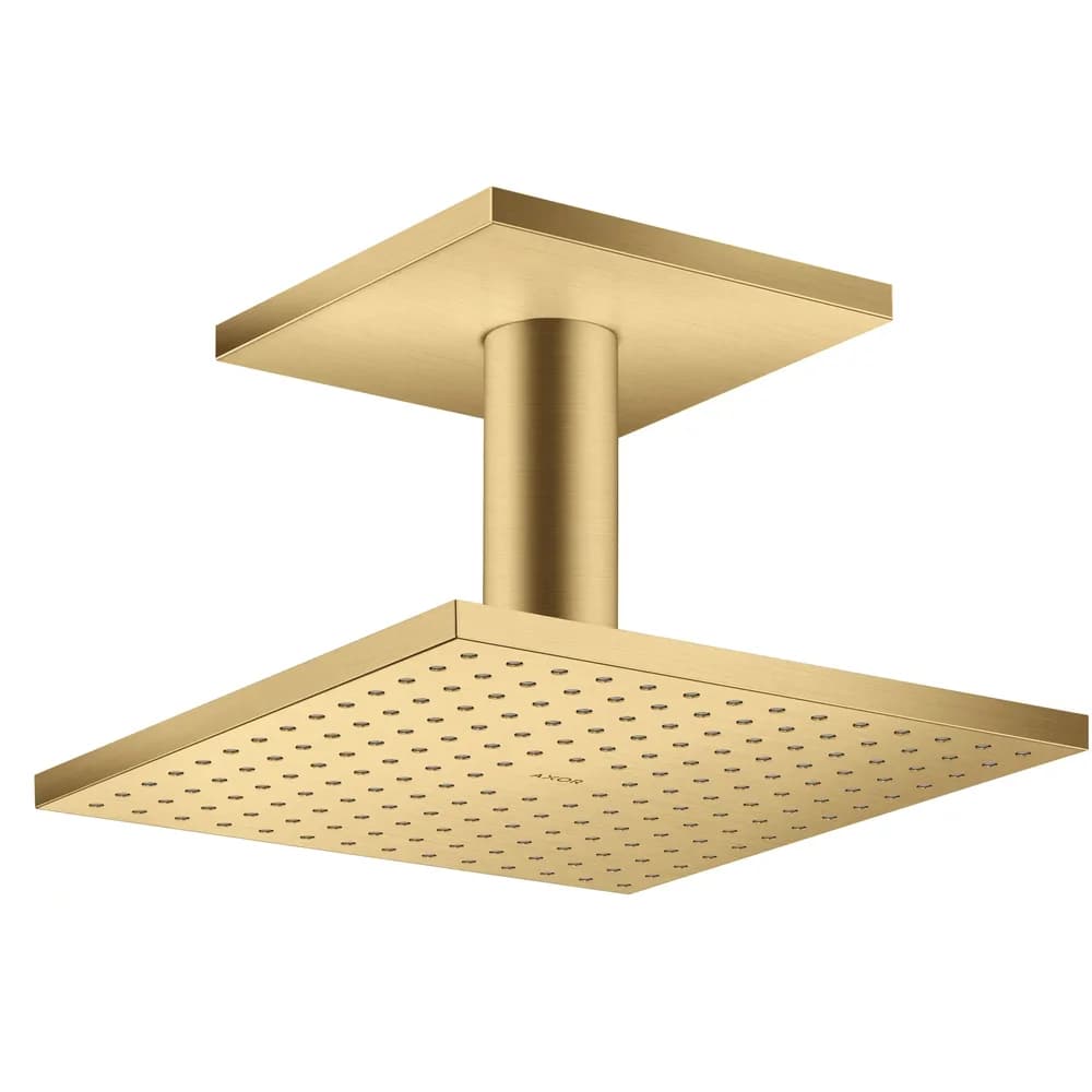 hansgrohe Axor Kopfbrause 35308250 mit Deckenanschluss, brushed gold optic