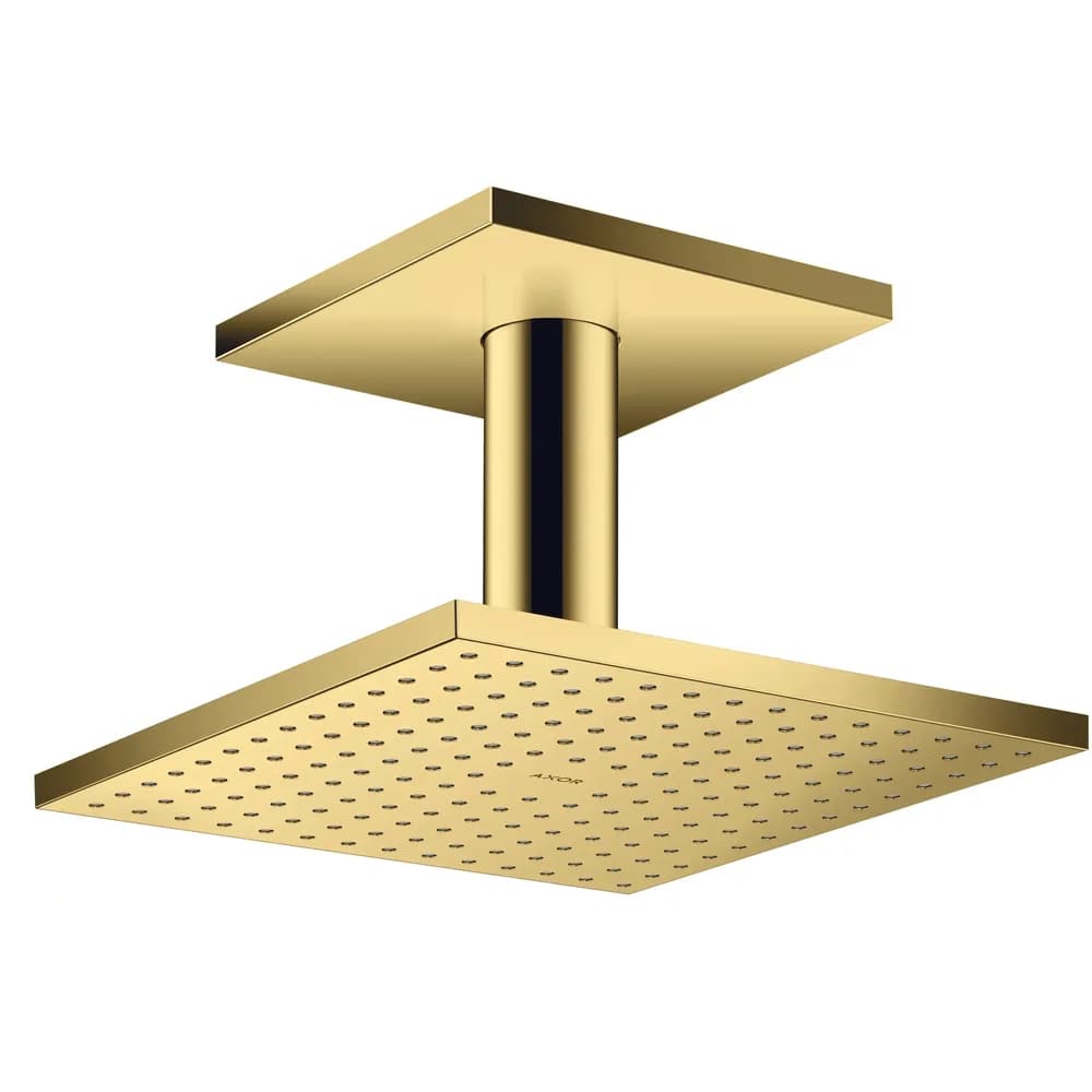 hansgrohe Axor Kopfbrause 35308990 mit Deckenanschluss, polished gold optic