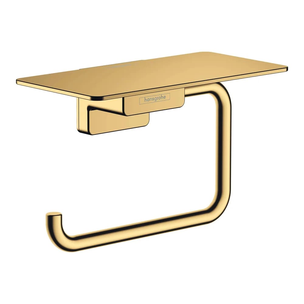 Hansgrohe Toilettenpapierhalter AddStoris Gebürstete Bronze Metall 41772140